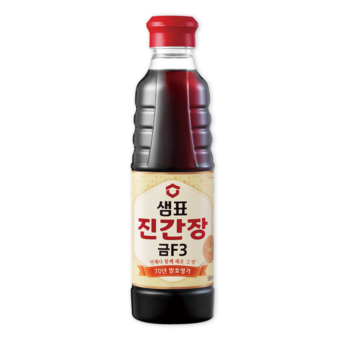 (샘표) 진 간장 금 F3 500ml dlc 052026