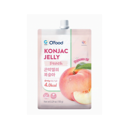 (청정원) 곤약젤리 복숭아 konjac jelly peach 150g dlc 27 052025