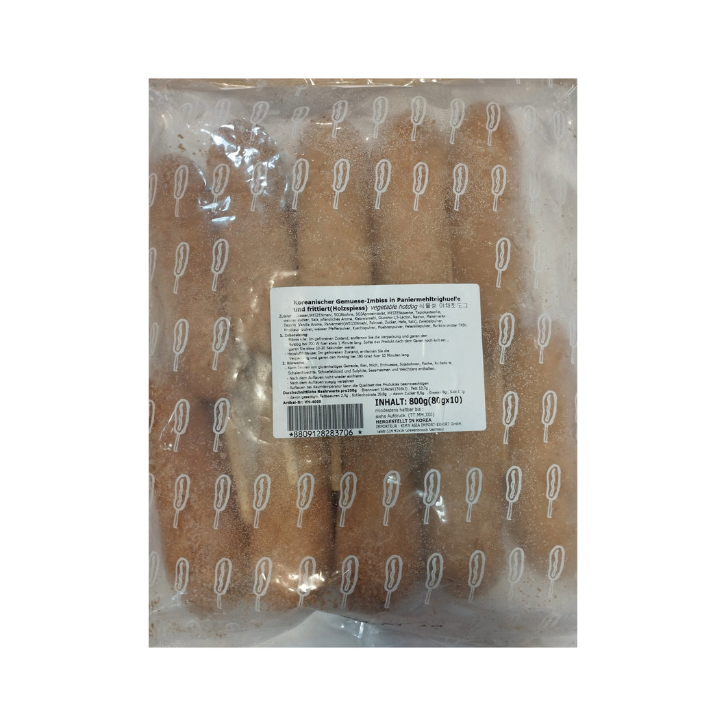 (kim's asia) 식물성 야채 핫도그 vegetable hotdog 80g×10p