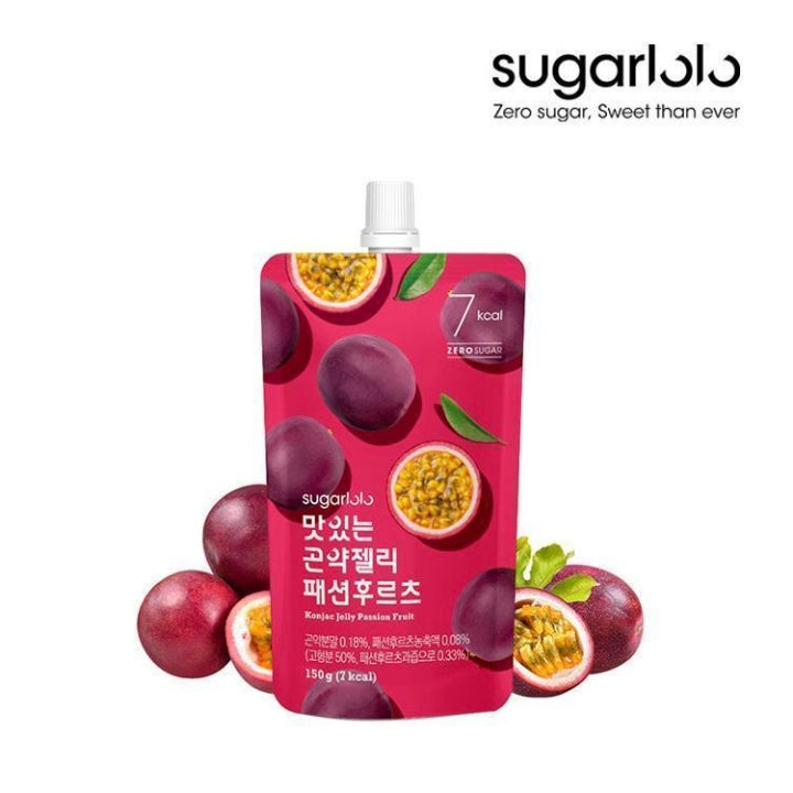 (슈가로로) 맛있는 곤약젤리 패션후르츠 150g zero sugar konjac jelly passion fruit