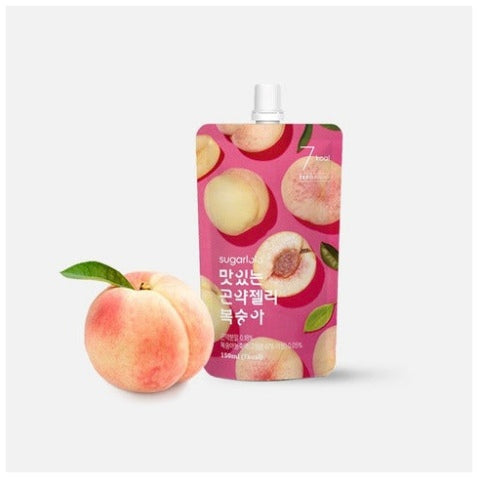 (슈가로로) 맛있는 곤약젤리 리 복숭아 150g zero sugar konjac jelly peach